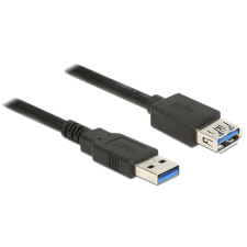 DELOCK Extension cable USB 3.0 Type-A male &gt; USB 3.0 Type-A female 0,5m Black kábel és adapter