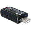 DELOCK External Sound Adapter Virtual 7.1 USB Hangkártya