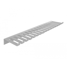 DELOCK Falra rögzíthető, 325 x 90 mm kábelrendező, szürke (66887) (66887) asztali számítógép kellék