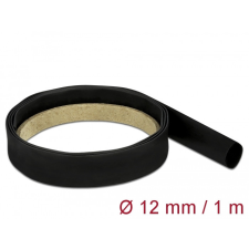 DELOCK Fekete zsugorcső 1 m x 12 mm egyéb hálózati eszköz