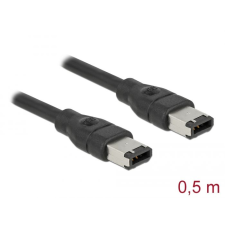 DELOCK FireWire 6 érintkezős > 6 érintkezős kábel 0,5m (83273) (Delock83273) kábel és adapter