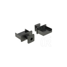 DELOCK fogantyús porvédő USB-A kimenethez (10db, fekete) kábel és adapter