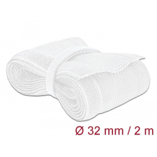 DELOCK Fonott kábelharisnya tépőzárral 2 m x 32 mm fehér egyéb hálózati eszköz