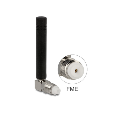 DELOCK GSM négysávos antenna FME 2 dBi 90 mindenirányú fix fekete egyéb hálózati eszköz