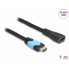 DELOCK HDMI 2.1 Hosszabbító Fekete 1m 81997 kábel és adapter