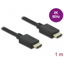 DELOCK HDMI 2.1 Összekötő Fekete 1m 85387 kábel és adapter