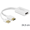 DELOCK HDMI-A apa > Displayport anya adapter
