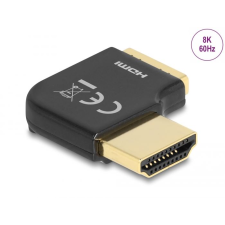 DELOCK HDMI adapter apa - anya 90 fok jobbra hajlítva 8K 60 Hz fém (60015) (60015) kábel és adapter