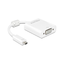DELOCK HDMI Adapter micro D -> D-Sub15 St/Bu weiß (65557) kábel és adapter
