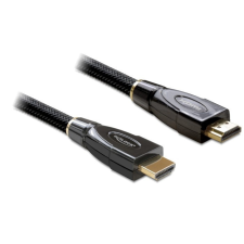  DeLock HDMI + Ethernet male/male összekötő kábel Premium 2m kábel és adapter