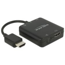 DELOCK HDMI-hangkivonatoló, 4K, kompakt kábel és adapter