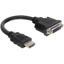 DELOCK HDMI male > DVI-I (Dual Link) (24+1) female 20cm Adapter kábel és adapter
