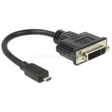 DELOCK HDMI micro D -&gt; DVI-D M/F adapter 0.2m (DL65563) kábel és adapter