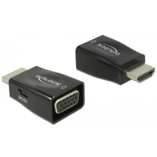 DELOCK HDMI VGA/D-Sub Átalakító Fekete 3cm 65902 kábel és adapter