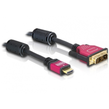 DELOCK High Speed HDMI Cable – HDMI A male &gt; DVI audió/videó kellék, kábel és adapter