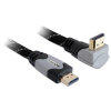 DELOCK High Speed HDMI-kábel típusú Ethernet HDMI A dugós > HDMI A dugós derékszögű 4K 1 m