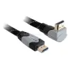 DELOCK High Speed HDMI-kábel típusú Ethernet   HDMI A dugós > HDMI A dugós derékszögű 4K 1 m (DL82993)