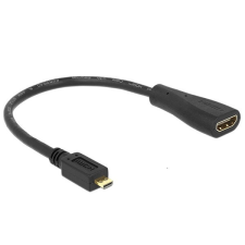 DELOCK High Speed HDMI micro D apa &gt; A anya HDMI kábel adapter Ethernettel (65391) kábel és adapter