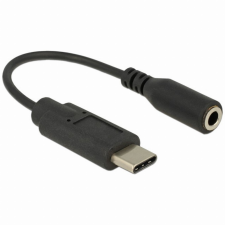 DELOCK KAB USB C > Adapter Klinkenbuchse 14 cm schwarz für Handys Delock (65842) kábel és adapter