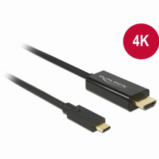 DELOCK KAB USB-C > HDMI (ST-ST) 2m 4K 30Hz DeLOCK Black (85259) kábel és adapter