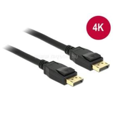 DELOCK kábel Displayport 1.2 male/male összekötő 4K, 3m, fekete (DL83807) kábel és adapter