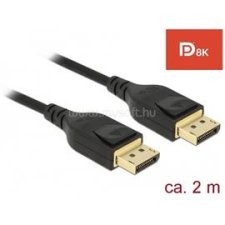 DELOCK kábel Displayport 1.4 male/male összekötő 8K 60Hz, 2m (DL85660) kábel és adapter