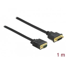 DELOCK Kábel DVI 24+5 csatlakozódugóval - VGA csatlakozódugóval 1 m (86756) audió/videó kellék, kábel és adapter