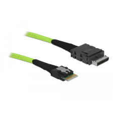 DELOCK Kábel OCuLink PCIe SFF-8611 &gt; Slim SAS SFF-8654, 1 m kábel és adapter
