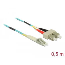 DELOCK Kábel, optikai szálas LC &gt; SC többszörös OM3, 0,5 m egyéb hálózati eszköz