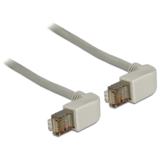 DELOCK kábel RJ45 Cat.5e SFTP angled / angled 0.5 m kábel és adapter