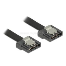 DELOCK kábel SATA FLEXI 6 Gb/s 100 cm fekete fém (DL83843) kábel és adapter