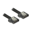 DELOCK kábel SATA FLEXI 6 Gb/s 50 cm fekete fém