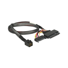 DELOCK Kabel SFF-8643 -> U.2 SFF-8639 + SATA 15Pin 0.50m (84819) kábel és adapter