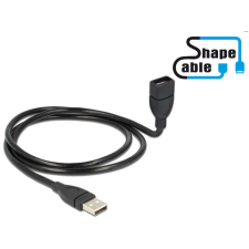 DELOCK kábel USB 2.0 A apa &amp;gt; A anya ShapeCable 1 m kábel és adapter