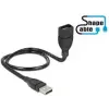 DELOCK kábel USB 2.0 A apa > A anya ShapeCable 0,5 m (DL83499)
