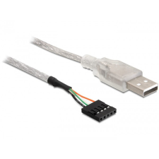 DELOCK kábel, USB 2.0-A apa - pin fejes kábel és adapter