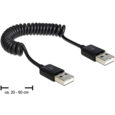 DELOCK kábel  USB 2.0-A M/M  spirál  20-60cm kábel és adapter