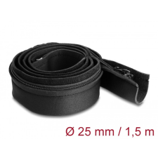 DELOCK Kábelbújtató neoprén hajlékony zipzárral 1,5 m x 100 mm fekete színű egyéb hálózati eszköz