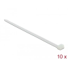 DELOCK Kábelkötegelő 800 x 8,8 mm (H x Sz), 10 darab fehér