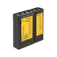 DELOCK Kábelteszter RJ45 / RJ12 / PoE csatlakozóhoz egyéb hálózati eszköz