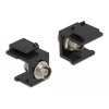 DELOCK Keystone modul, FC Simplex hüvely > hüvely fekete