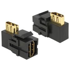 DELOCK Keystone modul HDMI anya > HDMI anya 90 -os szögben fekete egyéb hálózati eszköz