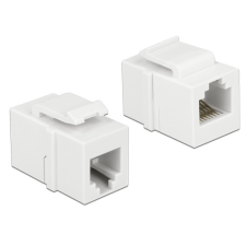 DELOCK Keystone modul RJ12 anya > RJ12 anya CAT.3 fehér egyéb hálózati eszköz