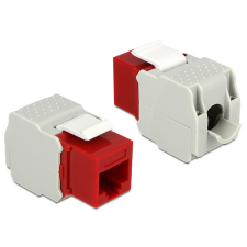  Delock Keystone modul RJ45 anya &gt; LSA Cat.6 UTP piros egyéb hálózati eszköz