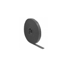DELOCK Klettband auf Rolle L 10 m x B 15 mm grau (18391) asztali számítógép kellék
