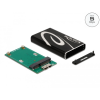 DELOCK Külső váz SuperSpeed USB mSATA SSD-hez