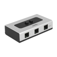 DELOCK LAN Delock 87698 2 portos manuális, kétirányú RJ11-kapcsoló (87698) hub és switch