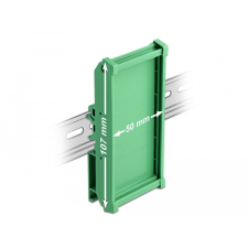 DELOCK Laprögzítő (107 mm) 5 cm hosszú DIN Rail-ekhez egyéb hálózati eszköz