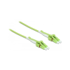 DELOCK LC Duplex -> LC Duplex M/M adatkábel 2m zöld Multi-mode OM5, Uniboot (85689)