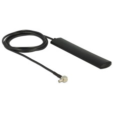 DELOCK LTE antenna TS-9 dugó 3 dBi mindenirányú fix fekete öntapadós rögzítéssel egyéb hálózati eszköz